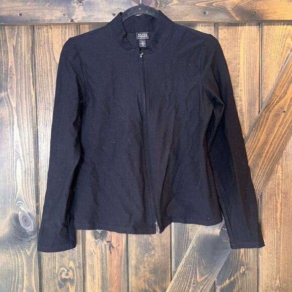 EILEEN FISHER ZIP FRONT JACKET - Picture 1 of 4